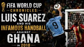 FIFA World Cup Chronicles: Luis Suarez and his Infamous Handball against Ghana in 2010 FIFA World Cup Chronicles: Luis Suarez and his Infamous Handball against Ghana in 2010