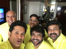 ಸಚಿನ್ ಜೊತೆ ಚಿರಂಜೀವಿ, ನಾಗಾರ್ಜುನ ಸೆಲ್ಫಿ ಯಾಕೆ?