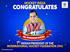 ಅಂತಾರಾಷ್ಟ್ರೀಯ ಹಾಕಿ ಫೆಡರೇಷನ್ ಗೆ ಭಾರತೀಯ ಅಧ್ಯಕ್ಷ