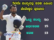 50ನೇ ಟೆಸ್ಟ್ ನಲ್ಲಿ ಶತಕ ಸಿಡಿಸಿದವರ ಪಟ್ಟಿ: ಪೂಜಾರಗೆ 7ನೇ ಸ್ಥಾನ