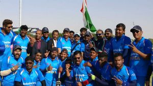 ವಿಶ್ವಕಪ್ ಫೈನಲ್ ಪ್ರವೇಶಿಸಿದ ಭಾರತ ಅಂಧರ ಕ್ರಿಕೆಟ್ ತಂಡ