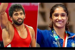 ಪದ್ಮಶ್ರೀ ಪ್ರಶಸ್ತಿಗೆ ಬಜರಂಗ್ ಪೂನಿಯಾ, ವಿನೇಶ್ ಫೋಗಟ್ ಹೆಸರು ಶಿಫಾರಸು
