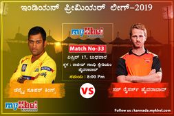 ಟೇಬಲ್‌ ಟಾಪರ್ಸ್ ಸೂಪರ್‌ ಕಿಂಗ್ಸ್‌ ಸವಾಲಿಗೆ ಸಜ್ಜಾದ ಸನ್‌ರೈಸರ್ಸ್‌
