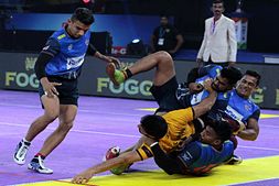 ಇಂಟರ್‌ನ್ಯಾಷನಲ್‌ ಕಬಡ್ಡಿ: ಸತತ 5 ಪಂದ್ಯಗಳನ್ನು ಗೆದ್ದ ಡೆಲ್ಲಿ