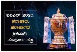 ಐಪಿಎಲ್ 2020: ಹರಾಜಾದ, ಹರಾಜಾಗದ ಕ್ರಿಕೆಟರ್ಸ್ ಸಂಪೂರ್ಣ ಪಟ್ಟಿ
