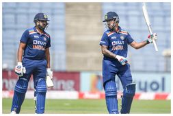 ಭಾರತ vs ಇಂಗ್ಲೆಂಡ್: ಗಿಲ್‌ಕ್ರಿಸ್ಟ್- ಹೇಡನ್ ದಾಖಲೆ ಹಿಂದಿಕ್ಕಿದ ರೋಹಿತ್-ಧವನ್