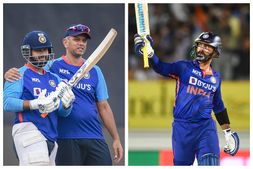 ಪಂತ್‌ ಬಗ್ಗೆ ಭರವಸೆಯ ಮಾತುಗಳನ್ನಾಡಿದ ಕೋಚ್ ದ್ರಾವಿಡ್ ದಿನೇಶ್ ಕಾರ್ತಿಕ್ ಬಗ್ಗೆ ಏನಂದ್ರು?