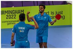 ಕಾಮನ್‌ವೆಲ್ತ್‌ ಗೇಮ್ಸ್‌ 2022: ಟೇಬಲ್‌ ಟೆನಿಸ್‌ನಲ್ಲಿ ಚಿನ್ನದ ಪದಕ ಗೆದ್ದ ಭಾರತದ ಪುರುಷರ ತಂಡ