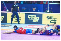 PKL 2022: ದಂಬಾಗ್ ಡೆಲ್ಲಿಗೆ ನೀರು ಕುಡಿಸಿದ ಯುಪಿ ಯೋಧಾ, ದಾಖಲೆಯ 50 ಪಾಯಿಂಟ್ಸ್‌