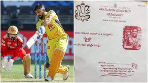 ಲಗ್ನ ಪತ್ರಿಕೆಯಲ್ಲಿ ಧೋನಿ ಫೋಟೊ ಹಾಕಿಸಿದ ಕರ್ನಾಟಕದ ಅಭಿಮಾನಿ: ಫೋಟೊ ವೈರಲ್