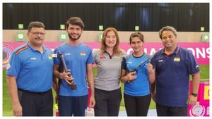 ISSF ವಿಶ್ವ ಚಾಂಪಿಯನ್‌ಶಿಪ್: ಏರ್‌ ಪಿಸ್ತೂಲ್‌ನ ಮಿಶ್ರ ತಂಡ ವಿಭಾಗದಲ್ಲಿ ಭಾರತಕ್ಕೆ ಚಿನ್ನದ ಪದಕ