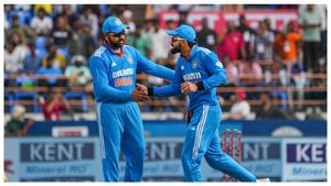 ವಿಶ್ವಕಪ್ ಅಭ್ಯಾಸ ಪಂದ್ಯಕ್ಕಾಗಿ ಗುವಾಹಟಿಗೆ ತಲುಪಿದ ಭಾರತ ತಂಡ