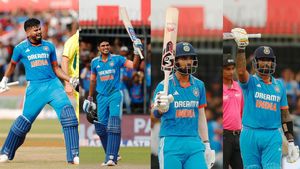 IND vs AUS: ಭಾರತೀಯ ಬ್ಯಾಟರ್‌ಗಳ ಆರ್ಭಟಕ್ಕೆ ಸುಸ್ತಾದ ಆಸೀಸ್ ಬೌಲರ್‌ಗಳು; ಹೋಳ್ಕರ್‌ನಲ್ಲಿ ರನ್‌ಗಳ ಸುರಿಮಳೆ