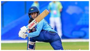 ಏಷ್ಯನ್ ಗೇಮ್ಸ್ ಫೈನಲ್ಸ್: ಫೈನಲ್ ಪಂದ್ಯದಲ್ಲಿ ಶ್ರೀಲಂಕಾಗೆ ಸಾಧಾರಣ ಗುರಿ ನೀಡಿದ ಭಾರತ ವನಿತೆಯರು