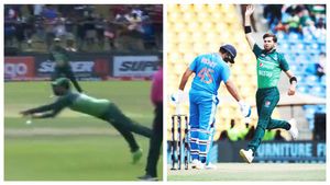 India vs Pakistan: 2ನೇ ಎಸೆತದಲ್ಲಿಯೇ ರೋಹಿತ್ ಶರ್ಮಾಗೆ ಜೀವದಾನ; ಆದರೆ ನಂತರ ಆಘಾತ!