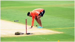 ಭಾರತ vs ಆಸ್ಟ್ರೇಲಿಯಾ: ಟಿ20 ಸರಣಿಯ ಆರಂಭಿಕ ಪಂದ್ಯಕ್ಕೆ ಮಳೆಯ ಆತಂಕ!!