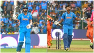 ಶ್ರೇಯಸ್, ರಾಹುಲ್ ಶತಕದ ಆಟ: ನೆದರ್ಲೆಂಡ್ಸ್ ವಿರುದ್ಧ 410 ರನ್‌ಗಳಿಸಿದ ಭಾರತ