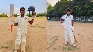 KSCA ಟೂರ್ನಿಗಳಲ್ಲಿ ರನ್‌ಗಳ ಶಿಖರ ನಿರ್ಮಿಸಿರುವ ಬೆಂಗಳೂರಿನ ಬಾಲಕ ನಿತೀಶ್ ಆರ್ಯ; ಭಾರತ ತಂಡದಲ್ಲಿ ಆಡುವ ಕನಸು