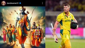 'ಜೈ ಶ್ರೀ ರಾಮ್ ಇಂಡಿಯಾ': ವಿಶೇಷ ಪೋಸ್ಟ್‌ನೊಂದಿಗೆ ಪ್ರಾಣ ಪ್ರತಿಷ್ಠಾಪನೆ ಆಚರಿಸಿದ ಡೇವಿಡ್ ವಾರ್ನರ್