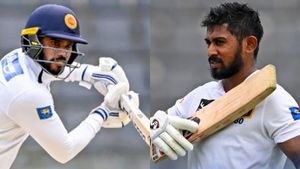 ದಾಖಲೆ ಪುಟ ಸೇರಿದ ಲಂಕಾ ಜೋಡಿ; 147 ವರ್ಷಗಳ ಟೆಸ್ಟ್‌ ಇತಿಹಾಸದಲ್ಲಿ ಹೀಗಾಗಿದ್ದು ಇದು ಕೇವಲ ಮೂರನೇ ಬಾರಿ