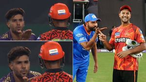Mayank Agarwal: ಮಯಾಂಕ್‌ ಅಗರ್‌ವಾಲ್‌ಗೆ ಫ್ಲೈಯಿಂಗ್ ಕಿಸ್‌ ನೀಡಿ ಕಾಲೆಳೆದ ಹಿಟ್‌ಮ್ಯಾನ್‌