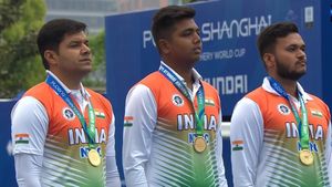 ಆರ್ಚರಿ ವಿಶ್ವಕಪ್ 2024: ಕ್ಲೀನ್ ಸ್ವೀಪ್ ಮಾಡಿ ಹ್ಯಾಟ್ರಿಕ್ ಚಿನ್ನದ ಪದಕ ಗೆದ್ದುಕೊಂಡ ಭಾರತ