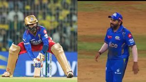 MI vs RCB: 'ವಿಶ್ವಕಪ್ ಖೇಲ್ನಾ ಹೈ'; ದಿನೇಶ್ ಕಾರ್ತಿಕ್‌ಗೆ ಕಾಲೆಳೆದ ರೋಹಿತ್ ಶರ್ಮಾ; ವಿಡಿಯೋ ವೈರಲ್