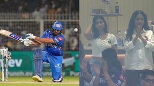 KKR vs MI: ರೋಹಿತ್ ಶರ್ಮಾ ಕೆಟ್ಟದಾಗಿ ಔಟಾಗಿದ್ದಕ್ಕೆ ತಲೆಮೇಲೆ ಕೈ ಹೊತ್ತ ಶಾರೂಖ್ ಖಾನ್ ಪುತ್ರಿ