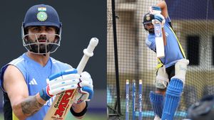 IND vs BAN: ಬಾಂಗ್ಲಾದೇಶ ವಿರುದ್ಧದ ಪಂದ್ಯಕ್ಕೂ ಮೊದಲು ನೆಟ್ಸ್‌ನಲ್ಲಿ ರೋಹಿತ್-ಕೊಹ್ಲಿ ಭರ್ಜರಿ ತಾಲೀಮು; ವಿಡಿಯೋ ವೈರಲ್‌!