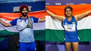 Paralympics 2024: ಸಮಾರೋಪ ಸಮಾರಂಭದಲ್ಲಿ ಹರ್ವಿಂದರ್ -ಪ್ರೀತಿ ಭಾರತದ ಧ್ವಜಧಾರಿಗಳು