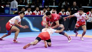 Pro Kabaddi: ಬೆಂಗಳೂರು ಬುಲ್ಸ್‌, ಗುಜರಾತ್‌ ಪಂದ್ಯ ಟೈ