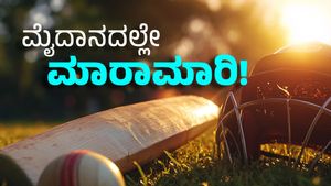 ಮೈದಾನದಲ್ಲೇ ಬಾಂಗ್ಲಾ, ಆಫ್ರಿಕಾ ಆಟಗಾರರ ಮಾರಾಮಾರಿ: ವಿಡಿಯೋ ವೈರಲ್‌