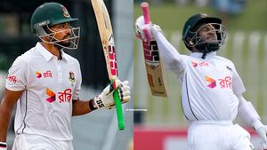 SL vs BAN Test: ಲಂಕಾ ವಿರುದ್ಧ ಬಾಂಗ್ಲಾಕ್ಕೆ ದಿನದ ಗೌರವ: ನಜ್ಮುಲ್, ಮುಷ್ಫೀಕರ್ ಶತಕ