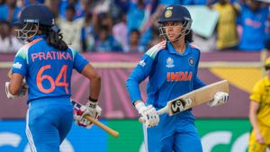 ICC Women's World Cup: ಸ್ಮೃತಿ, ಪ್ರತಿಕಾ ಅರ್ಧಶತಕದ ಆಟ: ಬೃಹತ್ ಮೊತ್ತ ಕಲೆ ಹಾಕಿದ ಭಾರತ ದಾಖಲೆ
