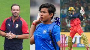 ವೈಭವ್ ಕ್ರಿಕೆಟ್‌ ವೃತ್ತಿಜೀವನ ಬಗ್ಗೆ ಎಬಿಡಿ ಅಚ್ಚರಿ ಭವಿಷ್ಯ; 'ಐಸ್‌ಕ್ರೀಮ್ ಸೀಕ್ರೆಟ್' ಬಿಚ್ಚಿಟ್ಟು ಕಾಲೆಳೆದ ಜಿತೇಶ್ ಶರ್ಮಾ   