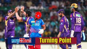 DC vs KKR; ಕೋಲ್ಕತ್ತಾ ಸ್ಪಿನ್ ಬೌಲಿಂಗ್‌ಗೆ ಲಾಕ್‌ ಆದ ಕ್ಯಾಪಿಟಲ್ಸ್‌