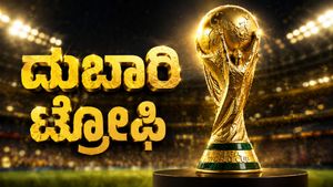 ಚಿನ್ನದ ಬೆಲೆ ಏರಿಕೆ ಎಫೆಕ್ಟ್: ಫಿಫಾ ವಿಶ್ವಕಪ್ ಟ್ರೋಫಿಯ ಮೌಲ್ಯ ದುಪ್ಪಟ್ಟು; 7.13 ಲಕ್ಷ ಡಾಲರ್‌ಗೆ ಜಂಪ್!