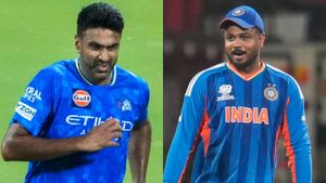 ಸಂಜು ಮಿಮಿಕ್ರಿ ಮಾಡಿದ R Ashwin: ಸ್ಯಾಮ್ಸನ್‌ ಪರ ಬ್ಯಾಟ್‌ ಮಾಡಿದ ಸ್ಪಿನ್ ಬೌಲರ್‌