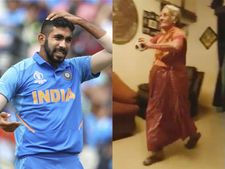 அப்படியே மெதுவா ஓடி வந்து.. பும்ரா மாதிரியே பவுலிங் போடும் பாட்டி..! தெறிக்க விட்ட வைரல் வீடியோ
