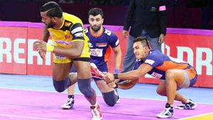 PKL 2019 : ஒரு புள்ளி வித்தியாசத்தில் பெங்கால் வெற்றி.. போராடி தோற்றது தெலுகு டைட்டன்ஸ்!