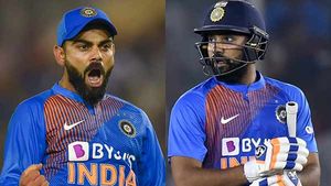 ஒரே மேட்ச் தான்.. டாப்பில் இருந்த ரோஹித்துக்கு ஆப்பு வைத்த கோலி.. 2 ரெக்கார்டும் காலி!