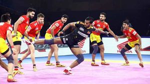 PKL 2019 : இரண்டாம் பாதி.. தலைகீழாக மாறிய போட்டி.. செம கம்பேக் கொடுத்த குஜராத்.. டைட்டன்ஸ் தோல்வி!