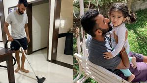 விளையாட்டு வீரனா சில காலம்... உத்தம புருஷனா சில நேரம்.. கலக்கும் புஜாரா