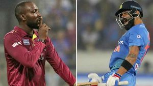 ஜிப் போட்டு வாயை மூடிட்டு பேட்டிங் மட்டும் பண்ணுங்க.. கோலியை அதிர வைத்த வெ.இண்டீஸ் வீரர்!