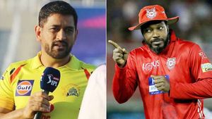 நீண்ட நேரம் ஆலோசனை.. போட்டிக்கு பின் கெயிலை சந்தித்த தோனி.. பின்னணியில் இப்படி ஒரு காரணமா?