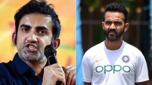 திரும்ப அடிக்கணும்... வலிமைய காட்டற பொறுப்பு ரஹானேக்கிட்ட வந்துருக்கு... கம்பீர் கருத்து