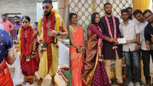 நீண்ட நாள் காதலியுடன் திருமணம்.. செம சர்ப்ரைஸ் தந்த தமிழக கிரிக்கெட் வீரர்!!