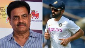 ரஹானே தலைமையில இந்திய அணி வீரர்கள் சிறப்பா இருக்காங்க... திலிப் வெங்சர்க்கார் மகிழ்ச்சி