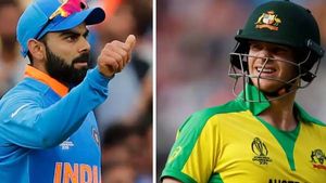 ‘எனக்கே விபூதி அடிக்கிறல’.. கோலியின் வீக் பாய்ண்டை தொட்ட ஸ்டீவ் ஸ்மித்.. வச்சு செய்யும் ரசிகர்கள்!