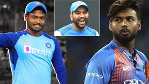 ரிஷப் பண்ட் -க்கு ஆப்பு ரெடி.. திடீரென சஞ்சு சாம்சனை அழைத்த பிசிசிஐ.. இலங்கை தொடரில் ரோகித் ஸ்கெட்ச்